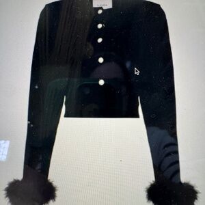 Sleeper Fur Trimmed Cardigan